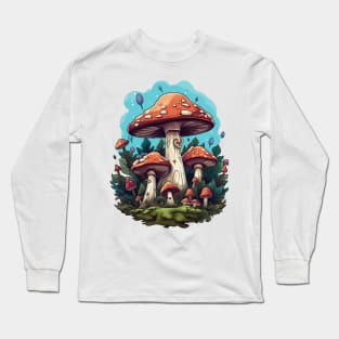 Mushroom Forest Long Sleeve T-Shirt